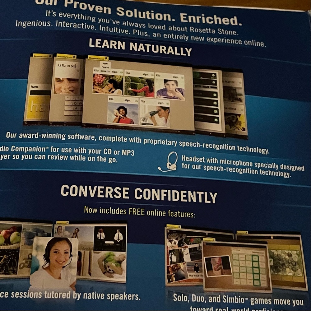 Rosetta Stone Portuguese (Brazil) Levels 1 , 2 , 3. Totale Version 4 Never Opend - Picture 8 of 10